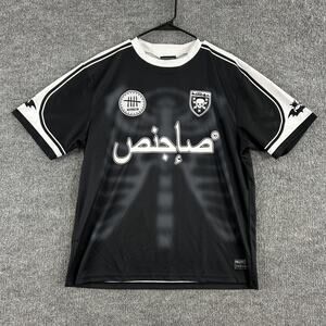 Killtec Shirt Large FC Soccer Jersey Graphic Black Skeleton Street Punk Gothic